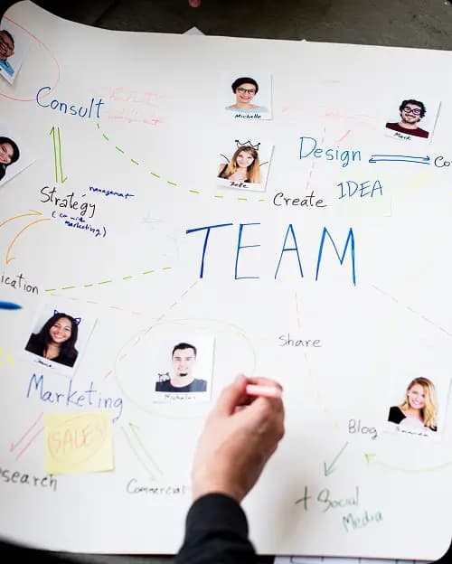 Team receiving award